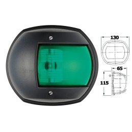 Fanale di via Maxi 20 Verde 112,5° destro 12V 15W Nero OS1141102