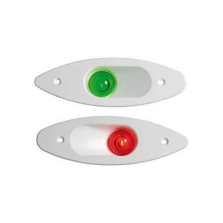 Fanale di via laterale Bianco Verde 112,5° Destro 12V 5W OS1112912