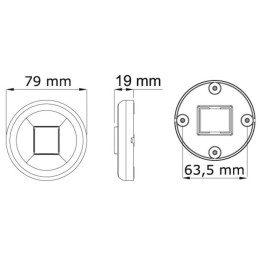 Luce di via LED Mouse Stern 12V 0,32W OS1103621