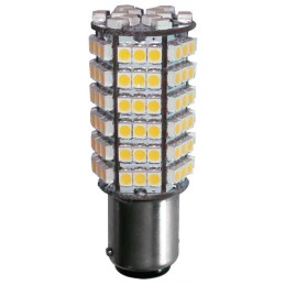 Lampadina BA15D LED 12/24V 4W 400Lm 2700K Bianca Calda OS1444313