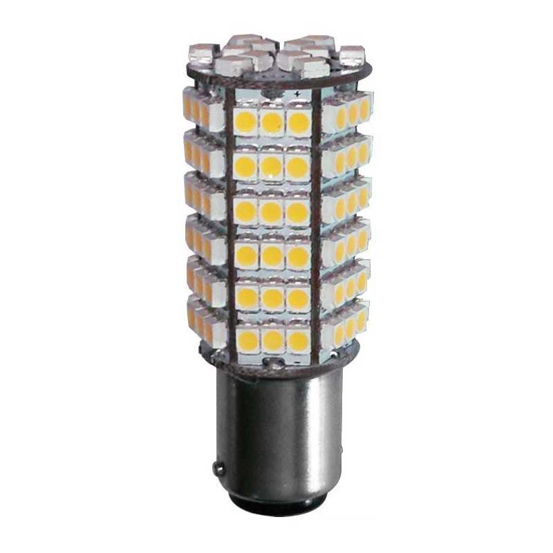 Lampadina BA15D LED 12/24V 4W 400Lm 2700K Bianca Calda OS1444313