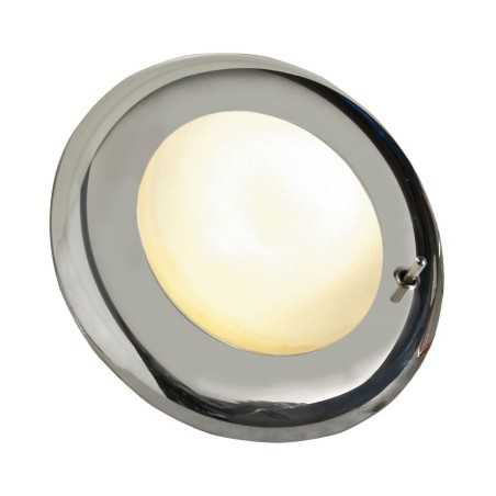 Plafoniera alogena Cromata Nova 12V 10W Luce Bianca G4 OS1387775