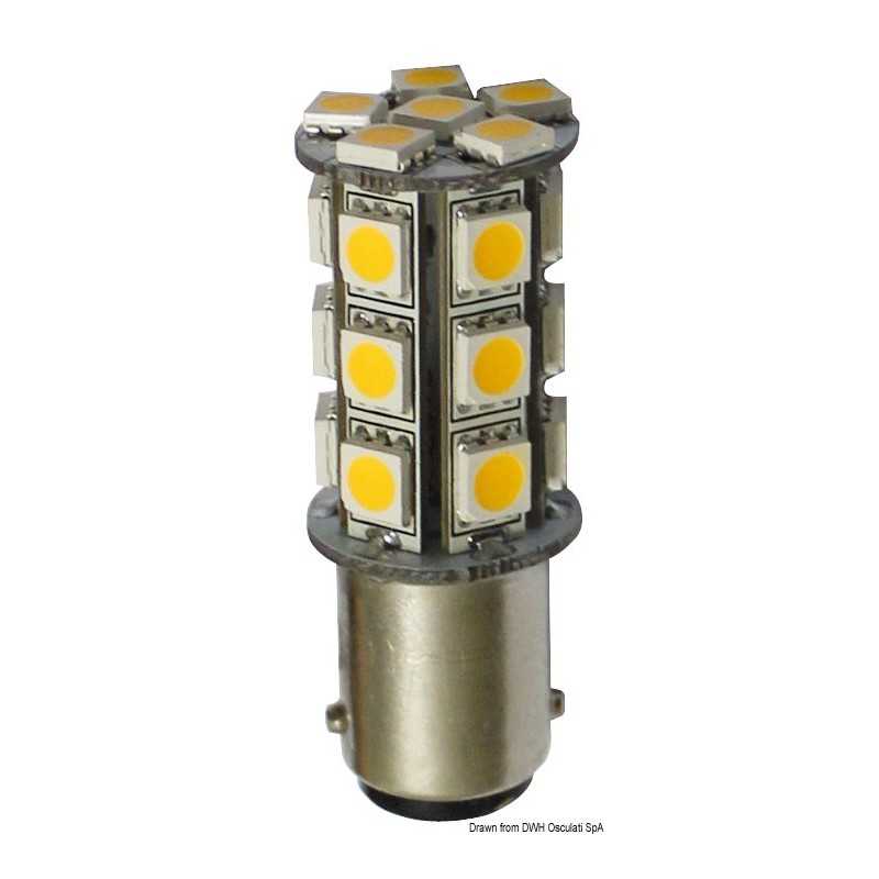 Lampadina BA15D LED 12/24V 3,6W 264Lm 2700K Bianca Calda OS1444312