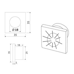 Luce di Cortesia a Led 12/24V 0,5W Bianca 3000K OS1342970