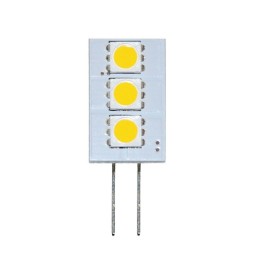 Lampadina 3LED 10-15V 1W 3000K Bianca Calda G4 3SMD-5050