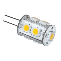 Lampadina a 9LED 10-15V 1.8W 3000K Bianca calda G4 9SMD-5050