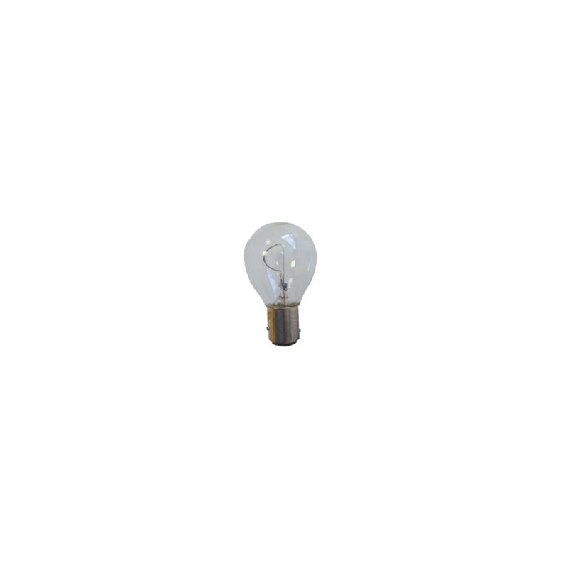 Lampadina sferica a filamento verticale Bipolare BAY15D 24V 25W