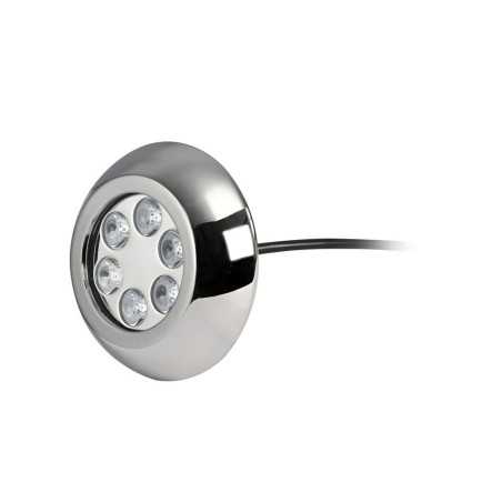 Faro subacqueo 6 LED Bianchi 12/24V 1.5A 6x3W OS1329401