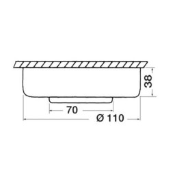 Plafoniera alogena Sun Cromata 12V 10W Luce Bianca OS1383110