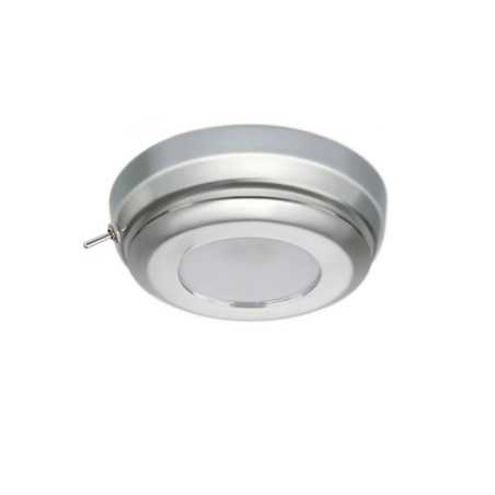 Quick Plafoniera LED MINDY CS 2W 10-30V Inox Satinato Luce Blu