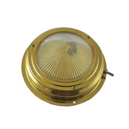 Plafoniera in ottone 12V 15W Luce Bianca BA15D 137mm N50326501157