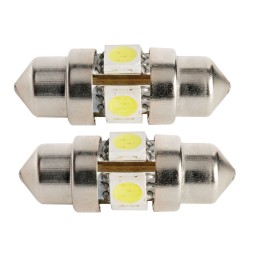 2pz Lampadina 4 LED a siluro 12V 0,7W 3000K N50227550349