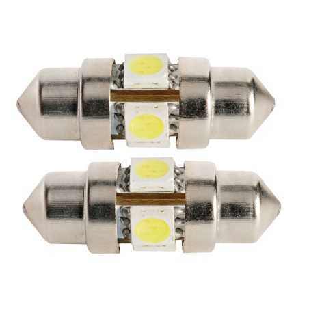 2pz Lampadina 4 LED a siluro 12V 0,7W 3000K N50227550349