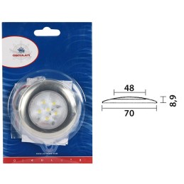 Plafoniera LED senza incasso 12/24V 1,2W 13Lm OS1317953