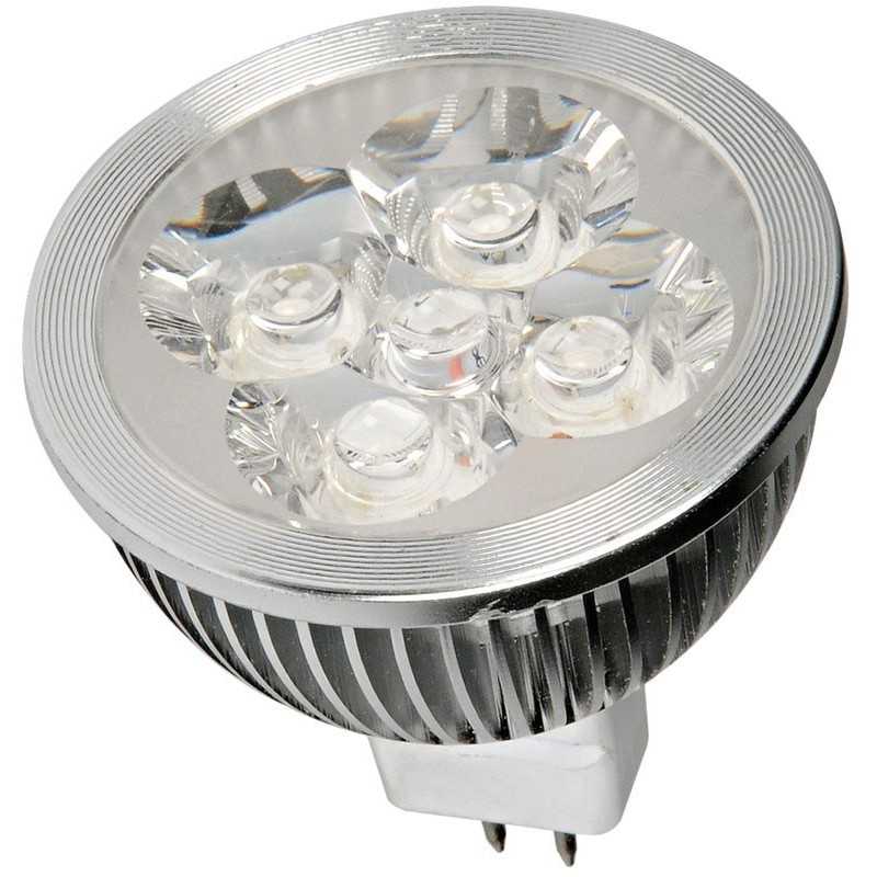 Lampadina LED a faretto tipo MR16 12V 4W 6000K 260Lm OS1425856