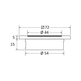 Plafoniera Propus a LED 12/24V 2W Luce Bianca 3000K OS1348901