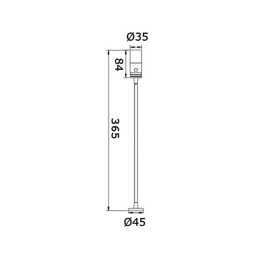 Faretto LED snodato 10/30V 1W 143Lm Luce Bianca OS1323692