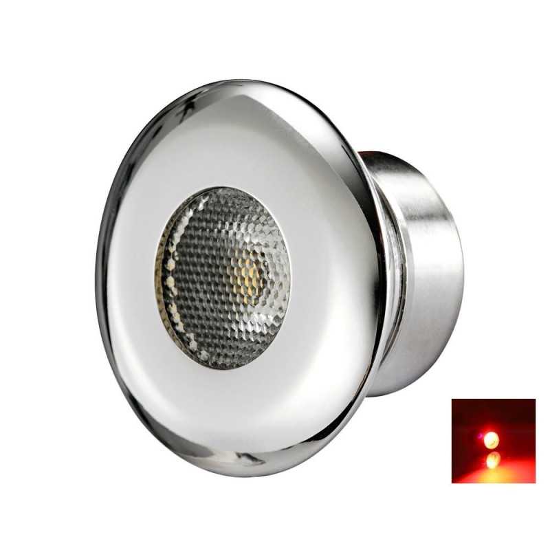 Micro Plafoniera a LED 1W 12/24V Luce Rossa OS1342912