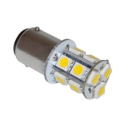 Lampadina LED BA15D 12/24V 2W 140Lm 2700K Bianca Calda OS1444311