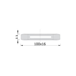 Luce di cortesia Andromeda LED Blu 12/24V 0,5W OS1348241