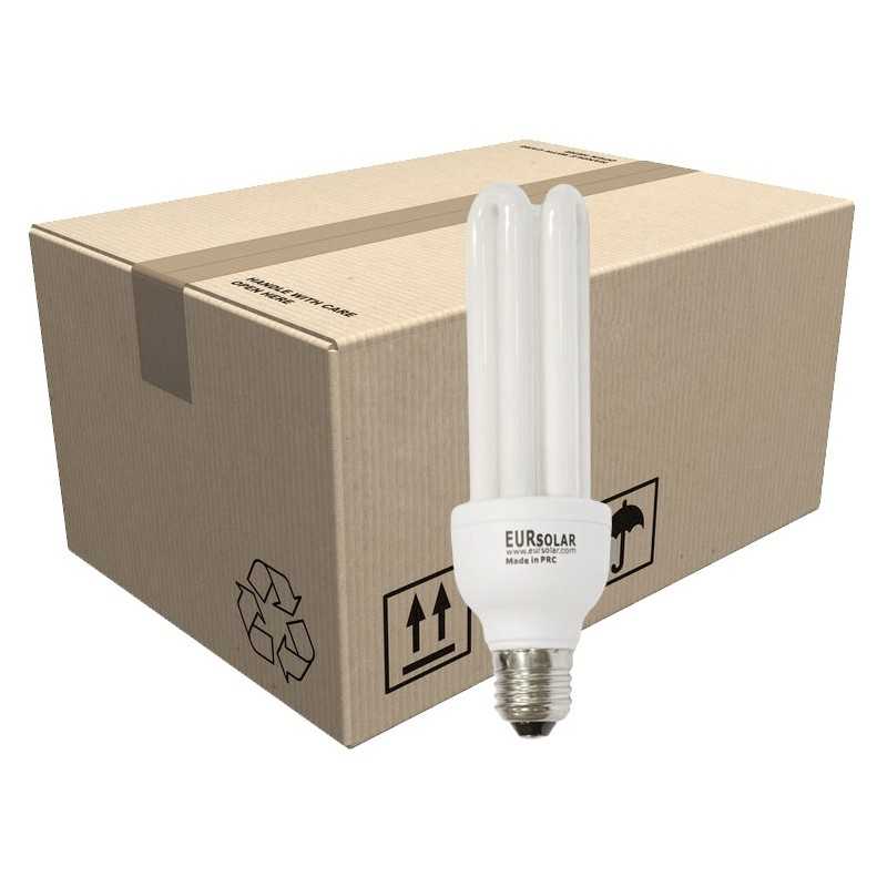 Kit da 100 Lampadine Fluorescenti CFL 15W 24V 2700K Luce Calda E27