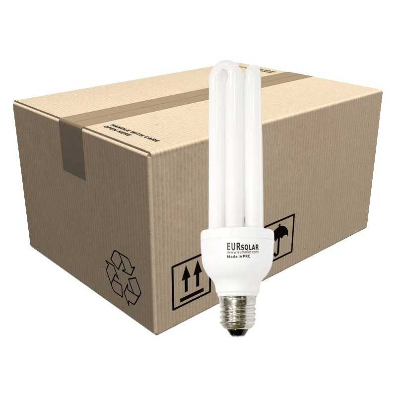 Kit da 100 Lampadine Fluorescenti CFL 20W 24V 2700K Luce Calda E27