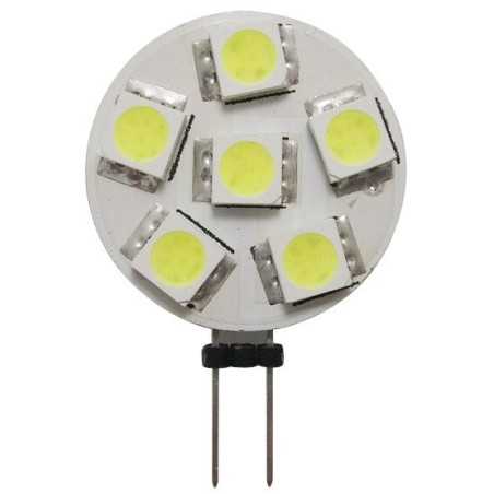 Lampadina 12/24V 1,2W 2700K 6LED G4 24mm attacco laterale OS1445005