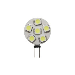 Lampadina 12/24V 1,2W 2700K 6LED G4 24mm attacco laterale OS1445005