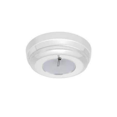 Quick Plafoniera LED SANDY C 2W 10-30V Inox Bianco 9010 Interruttore