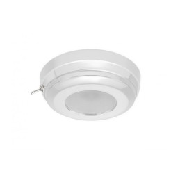 Quick Plafoniera LED MINDY CS 2W 10-30V Inox Bianco 9010 Interruttore