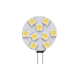 Lampadina 12/24V 1,6W 2700K 9LED G4 28mm attacco laterale N50227502215