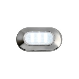 Luce di cortesia ovale 6 LED 12V 1,2W 22Lm Blu OS1317803