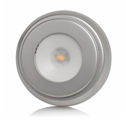 Quick Plafoniera LED TIM C 2W 10-30V Acciaio Inox Satinato IP40 Ø90mm