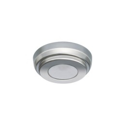 Quick Plafoniera LED TIM C 2W 10-30V Acciaio Inox Satinato IP40 Ø90mm