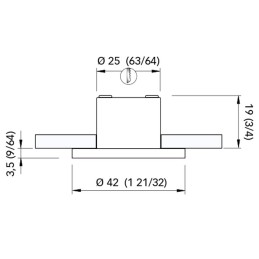 Quick Faretto LED ad Incasso JO 1.5W 10-30V Inox Lucido BIC