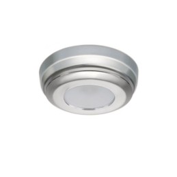 Quick Plafoniera LED MINDY C 2W 10-30V Inox Satinato IP40 Ø90mm