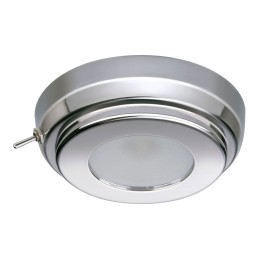 Quick Plafoniera LED TIM CS 2W 10-30V Inox Lucido Interruttore