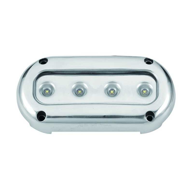 Luce subacquea a LED 4 x 3W 10-30V Luce Fredda 5500-6300K FNI4000239