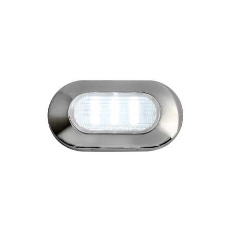 Luce di cortesia LED ovale 2V 1,2W 83Lm 6 LED Bianchi N52126501294