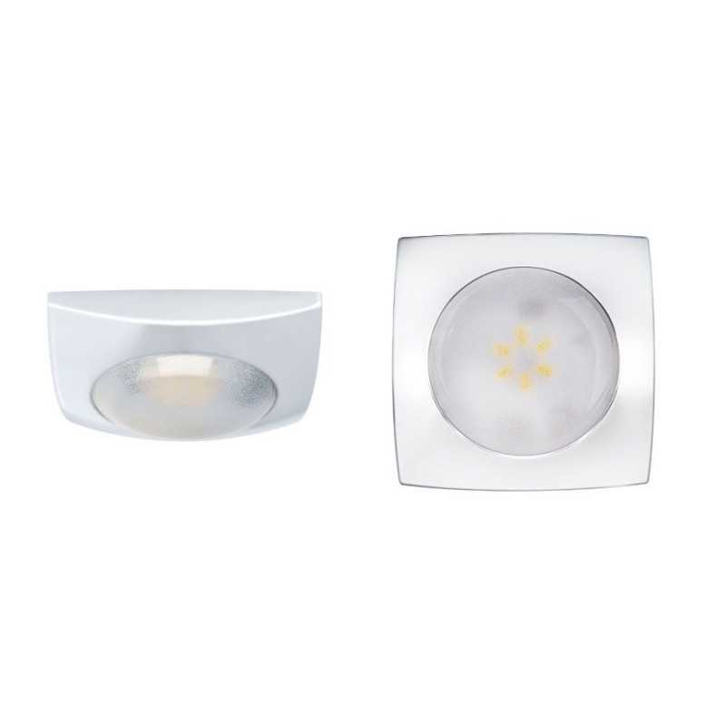 Quick Plafoniera LED TATÌ 2W 10-15V Bianca Calda 3100K Bianca 9010