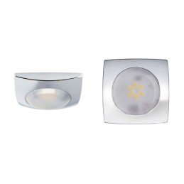 Quick Plafoniera LED TATÌ 2W 10-15V Bianca Calda 3100K 133lm Cromata