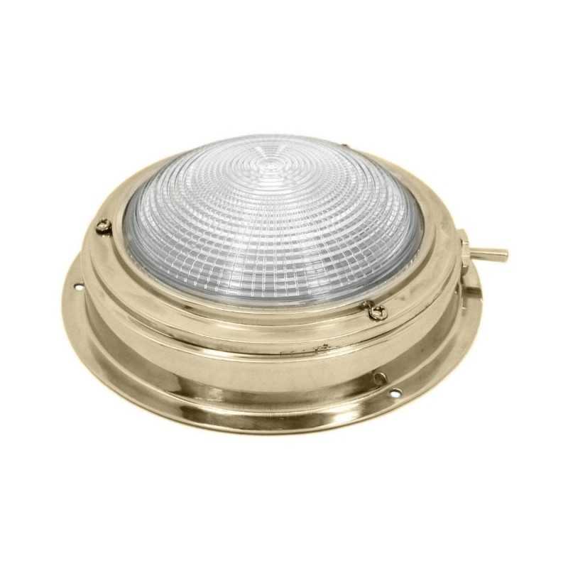 Plafoniera Giapponese in inox 12V 15W Luce Bianca BA15D