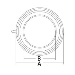 Plafoniera Giapponese in inox 12V 15W Luce Bianca BA15D