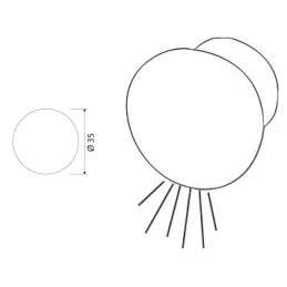 Luce di Cortesia Led Blu 12/24V 0,5W OS1342961