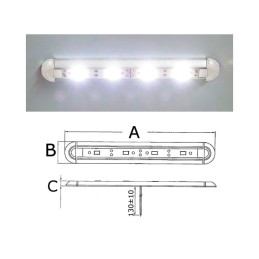 Luce 4 LED Slim Mini 12V 1,2W 82Lm OS1319722