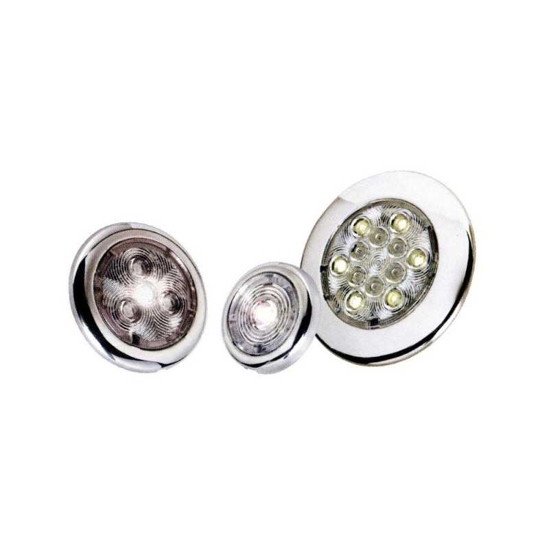 Luce cortesia Attwood 1 Led 12V 1,1W Luce Bianca 38mm OS1363420