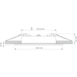 Quick Faretto LED ad Incasso KLEOS 180 12W IP66 Inox Lucido