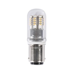 Lampadina BA15D a LED 12/24V 2,5W 240Lm 3000K Bianco Caldo OS1444316