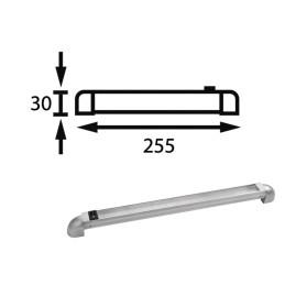 Luce rotante Turnstripe 8 LED 12/24V 1W 4000K OS1383801