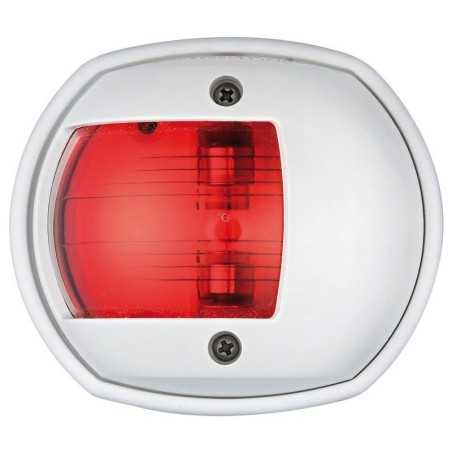 Luce di via in policarbonato bianco Luce rossa 112,5° 80x42x70mm